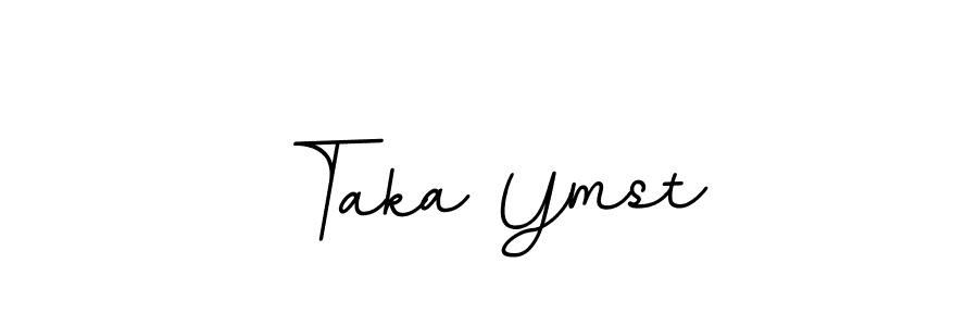 Create a beautiful signature design for name Taka Ymst. With this signature (BallpointsItalic-DORy9) fonts, you can make a handwritten signature for free. Taka Ymst signature style 11 images and pictures png
