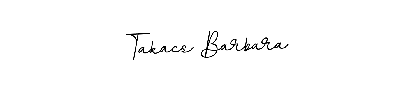 Design your own signature with our free online signature maker. With this signature software, you can create a handwritten (BallpointsItalic-DORy9) signature for name Takacs Barbara. Takacs Barbara signature style 11 images and pictures png