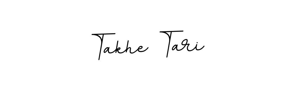 Make a beautiful signature design for name Takhe Tari. With this signature (BallpointsItalic-DORy9) style, you can create a handwritten signature for free. Takhe Tari signature style 11 images and pictures png