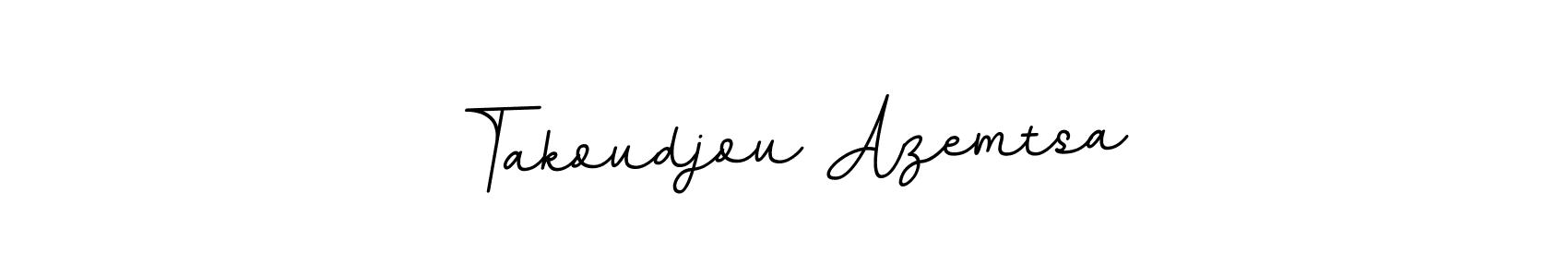 How to make Takoudjou Azemtsa signature? BallpointsItalic-DORy9 is a professional autograph style. Create handwritten signature for Takoudjou Azemtsa name. Takoudjou Azemtsa signature style 11 images and pictures png