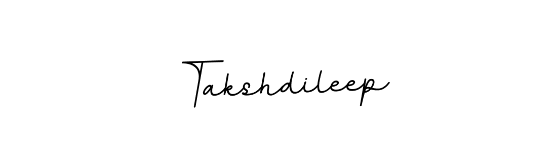 Design your own signature with our free online signature maker. With this signature software, you can create a handwritten (BallpointsItalic-DORy9) signature for name Takshdileep. Takshdileep signature style 11 images and pictures png