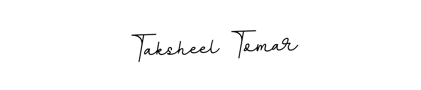 Create a beautiful signature design for name Taksheel Tomar. With this signature (BallpointsItalic-DORy9) fonts, you can make a handwritten signature for free. Taksheel Tomar signature style 11 images and pictures png