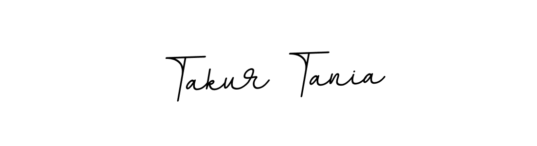 Make a beautiful signature design for name Takur Tania. With this signature (BallpointsItalic-DORy9) style, you can create a handwritten signature for free. Takur Tania signature style 11 images and pictures png