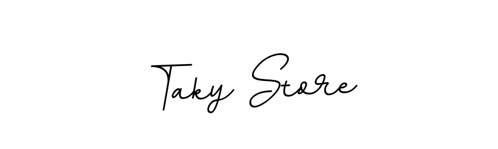 Also we have Taky Store name is the best signature style. Create professional handwritten signature collection using BallpointsItalic-DORy9 autograph style. Taky Store signature style 11 images and pictures png