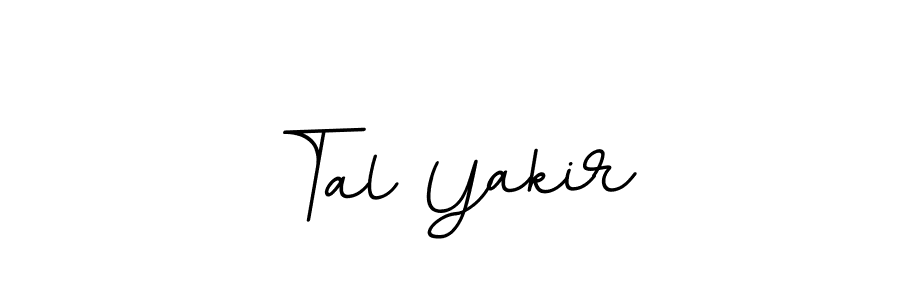 The best way (BallpointsItalic-DORy9) to make a short signature is to pick only two or three words in your name. The name Tal Yakir include a total of six letters. For converting this name. Tal Yakir signature style 11 images and pictures png