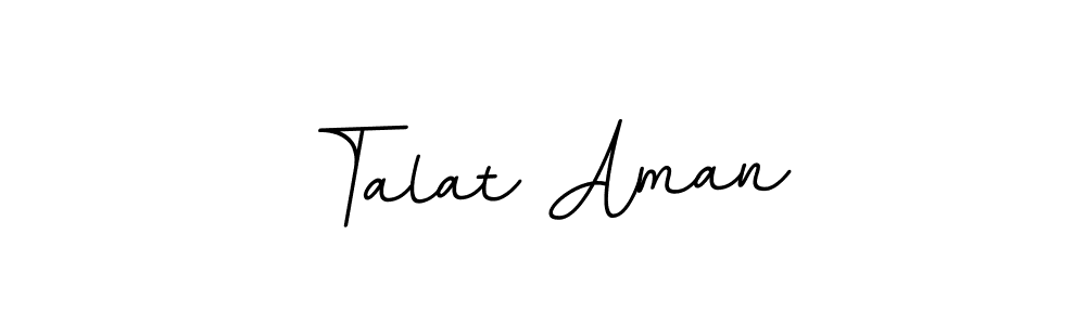 Make a beautiful signature design for name Talat Aman. With this signature (BallpointsItalic-DORy9) style, you can create a handwritten signature for free. Talat Aman signature style 11 images and pictures png