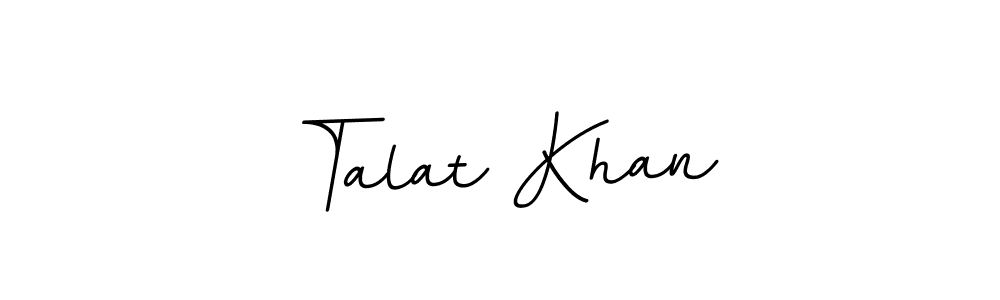 It looks lik you need a new signature style for name Talat Khan. Design unique handwritten (BallpointsItalic-DORy9) signature with our free signature maker in just a few clicks. Talat Khan signature style 11 images and pictures png