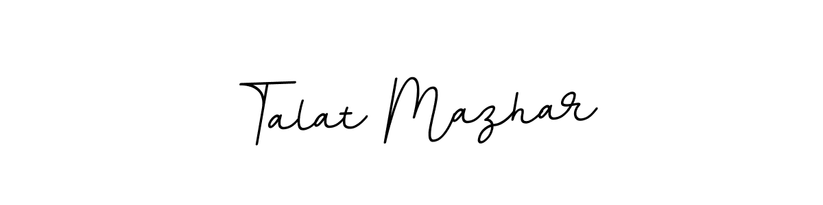 It looks lik you need a new signature style for name Talat Mazhar. Design unique handwritten (BallpointsItalic-DORy9) signature with our free signature maker in just a few clicks. Talat Mazhar signature style 11 images and pictures png