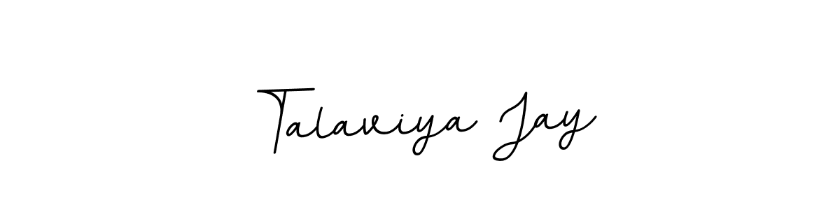 Also we have Talaviya Jay name is the best signature style. Create professional handwritten signature collection using BallpointsItalic-DORy9 autograph style. Talaviya Jay signature style 11 images and pictures png