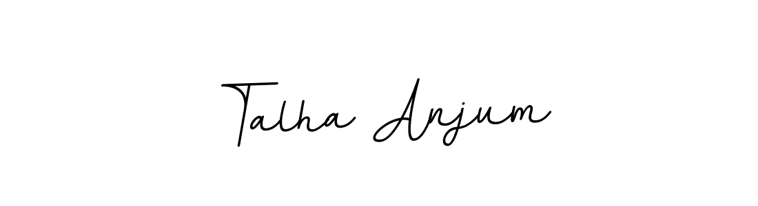 You should practise on your own different ways (BallpointsItalic-DORy9) to write your name (Talha Anjum) in signature. don't let someone else do it for you. Talha Anjum signature style 11 images and pictures png