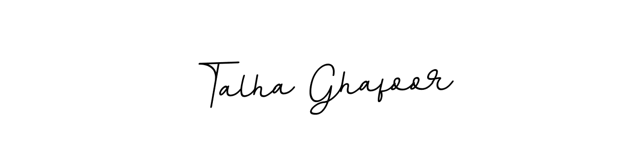 The best way (BallpointsItalic-DORy9) to make a short signature is to pick only two or three words in your name. The name Talha Ghafoor include a total of six letters. For converting this name. Talha Ghafoor signature style 11 images and pictures png