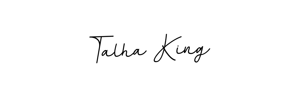 BallpointsItalic-DORy9 is a professional signature style that is perfect for those who want to add a touch of class to their signature. It is also a great choice for those who want to make their signature more unique. Get Talha King name to fancy signature for free. Talha King signature style 11 images and pictures png