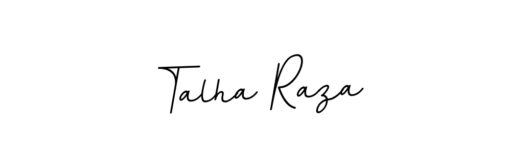 You should practise on your own different ways (BallpointsItalic-DORy9) to write your name (Talha Raza) in signature. don't let someone else do it for you. Talha Raza signature style 11 images and pictures png