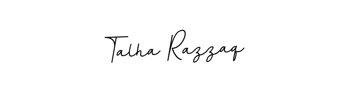 Talha Razzaq stylish signature style. Best Handwritten Sign (BallpointsItalic-DORy9) for my name. Handwritten Signature Collection Ideas for my name Talha Razzaq. Talha Razzaq signature style 11 images and pictures png