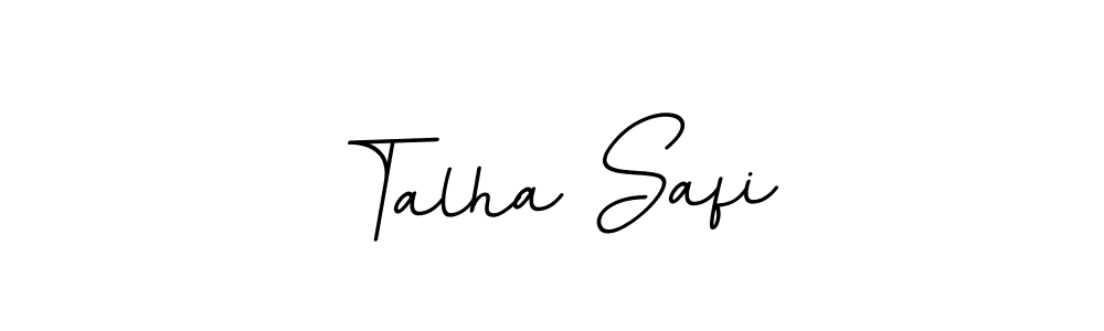 The best way (BallpointsItalic-DORy9) to make a short signature is to pick only two or three words in your name. The name Talha Safi include a total of six letters. For converting this name. Talha Safi signature style 11 images and pictures png