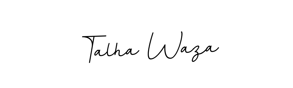 Create a beautiful signature design for name Talha Waza. With this signature (BallpointsItalic-DORy9) fonts, you can make a handwritten signature for free. Talha Waza signature style 11 images and pictures png