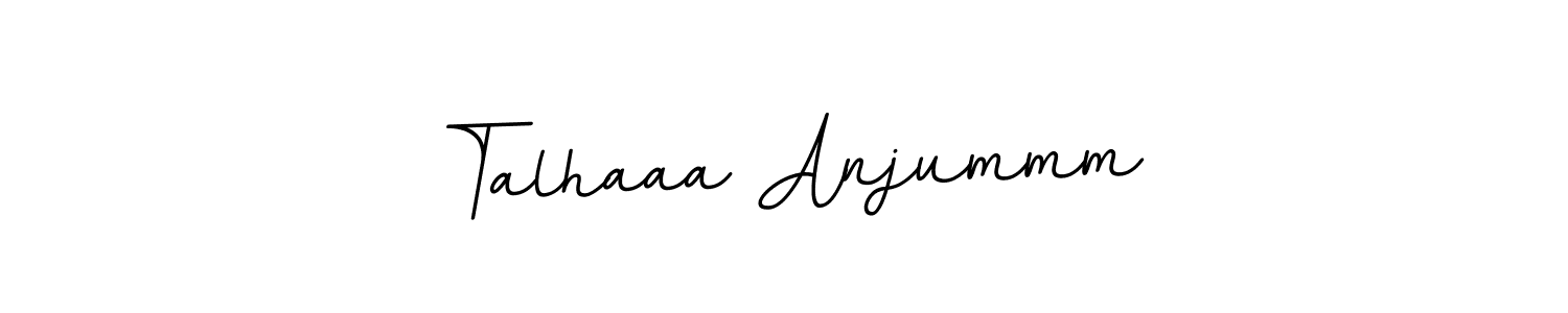 This is the best signature style for the Talhaaa Anjummm name. Also you like these signature font (BallpointsItalic-DORy9). Mix name signature. Talhaaa Anjummm signature style 11 images and pictures png