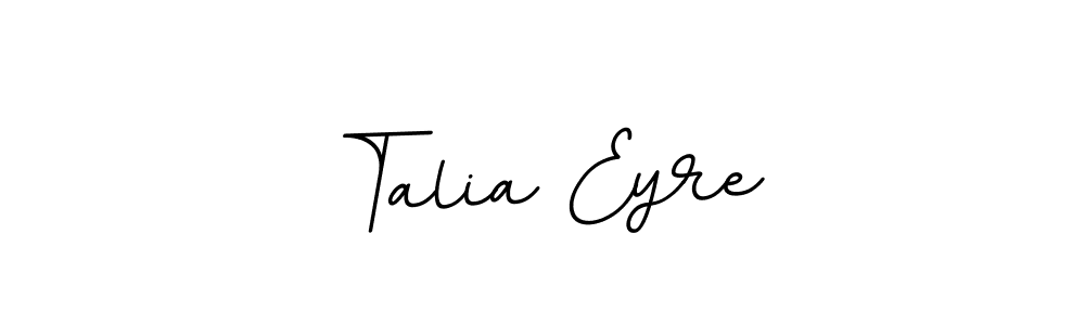 Talia Eyre stylish signature style. Best Handwritten Sign (BallpointsItalic-DORy9) for my name. Handwritten Signature Collection Ideas for my name Talia Eyre. Talia Eyre signature style 11 images and pictures png