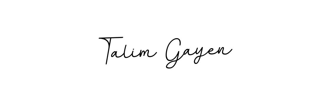 Create a beautiful signature design for name Talim Gayen. With this signature (BallpointsItalic-DORy9) fonts, you can make a handwritten signature for free. Talim Gayen signature style 11 images and pictures png