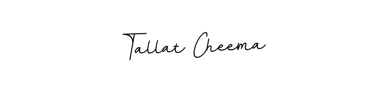 You should practise on your own different ways (BallpointsItalic-DORy9) to write your name (Tallat Cheema) in signature. don't let someone else do it for you. Tallat Cheema signature style 11 images and pictures png