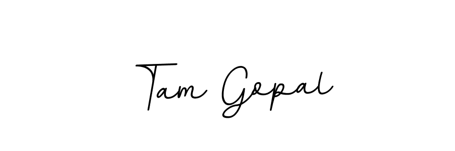 Use a signature maker to create a handwritten signature online. With this signature software, you can design (BallpointsItalic-DORy9) your own signature for name Tam Gopal. Tam Gopal signature style 11 images and pictures png