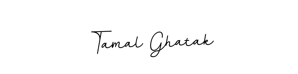 Make a beautiful signature design for name Tamal Ghatak. With this signature (BallpointsItalic-DORy9) style, you can create a handwritten signature for free. Tamal Ghatak signature style 11 images and pictures png