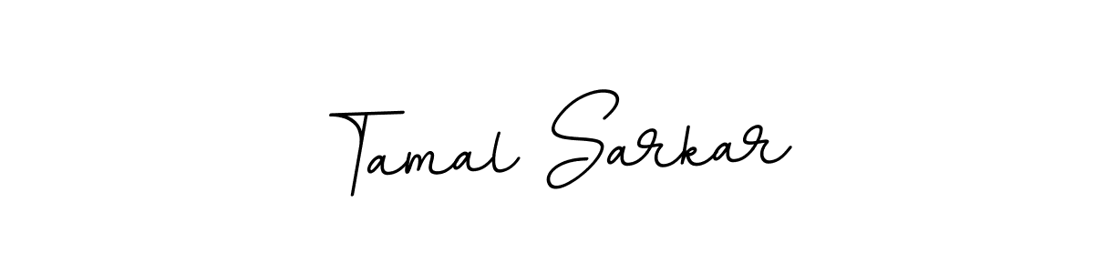 How to make Tamal Sarkar name signature. Use BallpointsItalic-DORy9 style for creating short signs online. This is the latest handwritten sign. Tamal Sarkar signature style 11 images and pictures png
