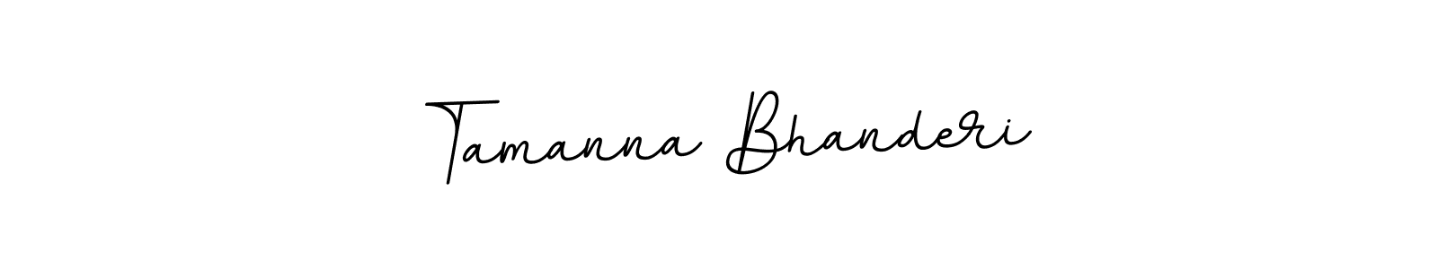The best way (BallpointsItalic-DORy9) to make a short signature is to pick only two or three words in your name. The name Tamanna Bhanderi include a total of six letters. For converting this name. Tamanna Bhanderi signature style 11 images and pictures png