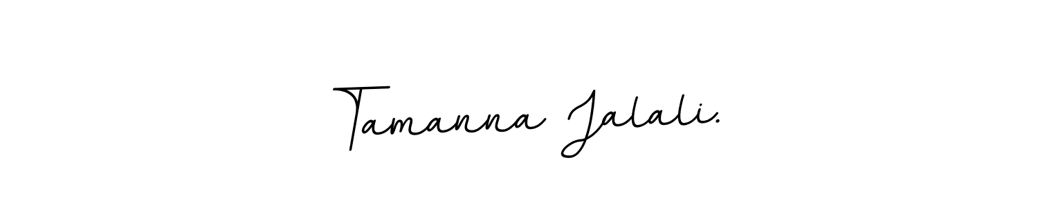 Design your own signature with our free online signature maker. With this signature software, you can create a handwritten (BallpointsItalic-DORy9) signature for name Tamanna Jalali.. Tamanna Jalali. signature style 11 images and pictures png