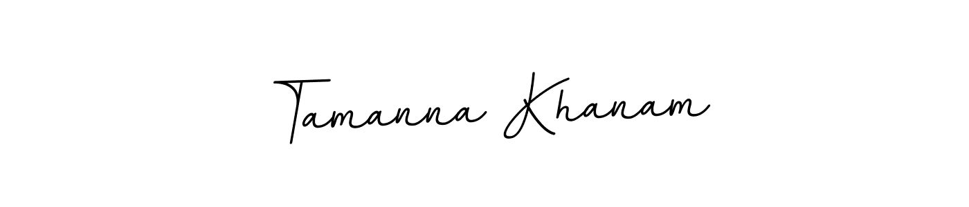 Design your own signature with our free online signature maker. With this signature software, you can create a handwritten (BallpointsItalic-DORy9) signature for name Tamanna Khanam. Tamanna Khanam signature style 11 images and pictures png