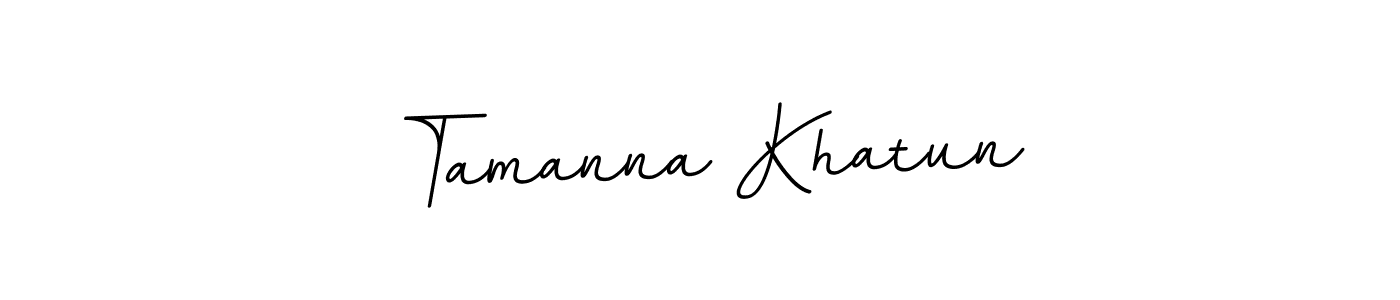 It looks lik you need a new signature style for name Tamanna Khatun. Design unique handwritten (BallpointsItalic-DORy9) signature with our free signature maker in just a few clicks. Tamanna Khatun signature style 11 images and pictures png