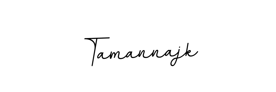 How to make Tamannajk name signature. Use BallpointsItalic-DORy9 style for creating short signs online. This is the latest handwritten sign. Tamannajk signature style 11 images and pictures png