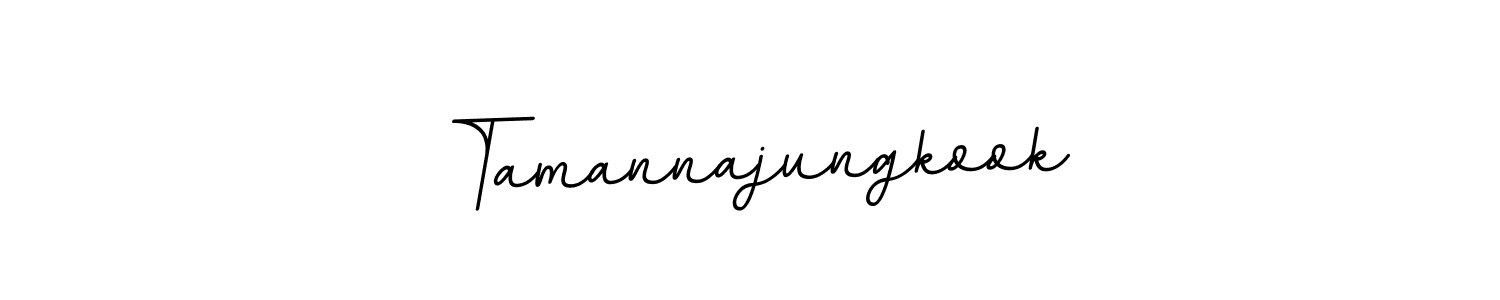 Use a signature maker to create a handwritten signature online. With this signature software, you can design (BallpointsItalic-DORy9) your own signature for name Tamannajungkook. Tamannajungkook signature style 11 images and pictures png