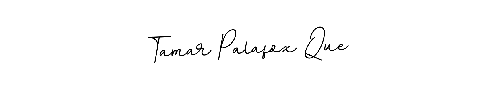 The best way (BallpointsItalic-DORy9) to make a short signature is to pick only two or three words in your name. The name Tamar Palafox Que include a total of six letters. For converting this name. Tamar Palafox Que signature style 11 images and pictures png