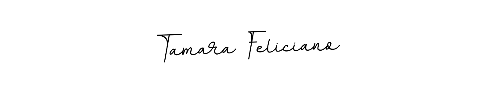 How to make Tamara Feliciano name signature. Use BallpointsItalic-DORy9 style for creating short signs online. This is the latest handwritten sign. Tamara Feliciano signature style 11 images and pictures png