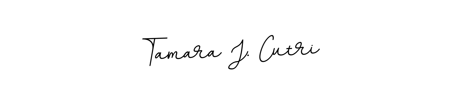 How to make Tamara J. Cutri signature? BallpointsItalic-DORy9 is a professional autograph style. Create handwritten signature for Tamara J. Cutri name. Tamara J. Cutri signature style 11 images and pictures png