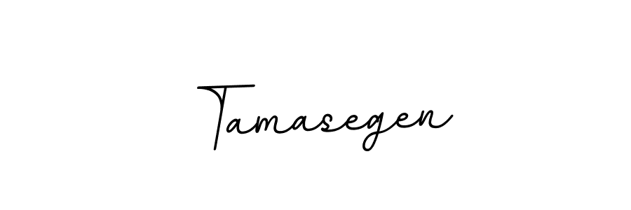 Create a beautiful signature design for name Tamasegen. With this signature (BallpointsItalic-DORy9) fonts, you can make a handwritten signature for free. Tamasegen signature style 11 images and pictures png