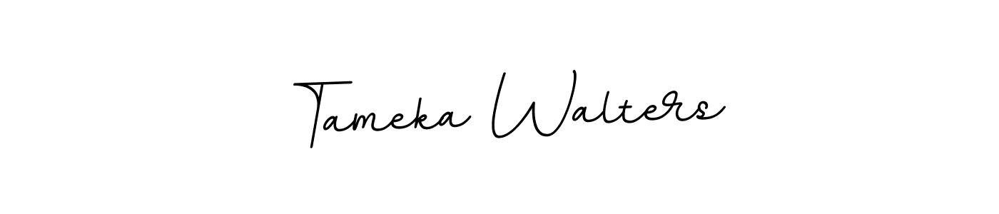 Design your own signature with our free online signature maker. With this signature software, you can create a handwritten (BallpointsItalic-DORy9) signature for name Tameka Walters. Tameka Walters signature style 11 images and pictures png