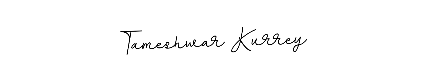 Make a beautiful signature design for name Tameshwar Kurrey. With this signature (BallpointsItalic-DORy9) style, you can create a handwritten signature for free. Tameshwar Kurrey signature style 11 images and pictures png