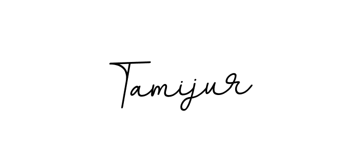 The best way (BallpointsItalic-DORy9) to make a short signature is to pick only two or three words in your name. The name Tamijur include a total of six letters. For converting this name. Tamijur signature style 11 images and pictures png