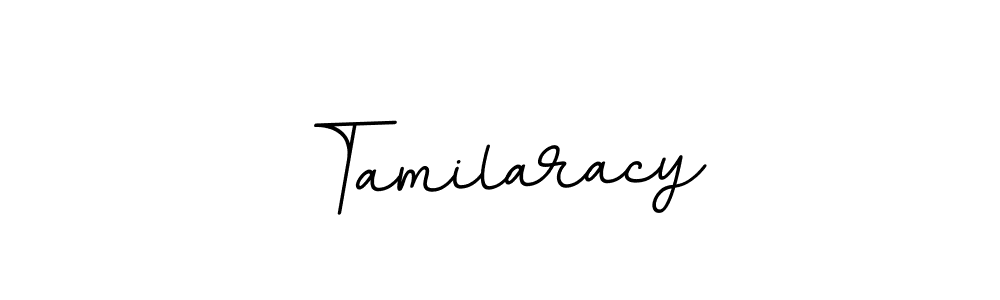 Design your own signature with our free online signature maker. With this signature software, you can create a handwritten (BallpointsItalic-DORy9) signature for name Tamilaracy. Tamilaracy signature style 11 images and pictures png