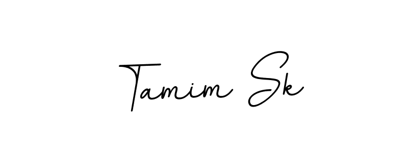 Make a beautiful signature design for name Tamim Sk. With this signature (BallpointsItalic-DORy9) style, you can create a handwritten signature for free. Tamim Sk signature style 11 images and pictures png