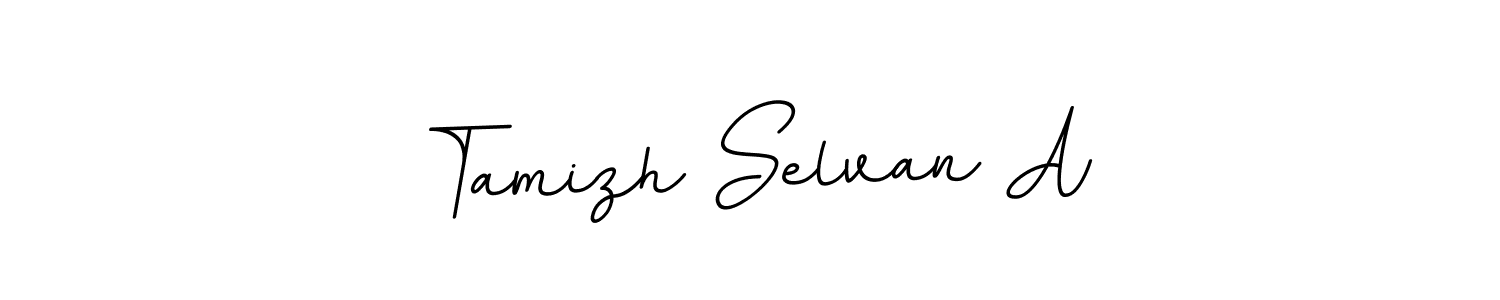 How to make Tamizh Selvan A signature? BallpointsItalic-DORy9 is a professional autograph style. Create handwritten signature for Tamizh Selvan A name. Tamizh Selvan A signature style 11 images and pictures png