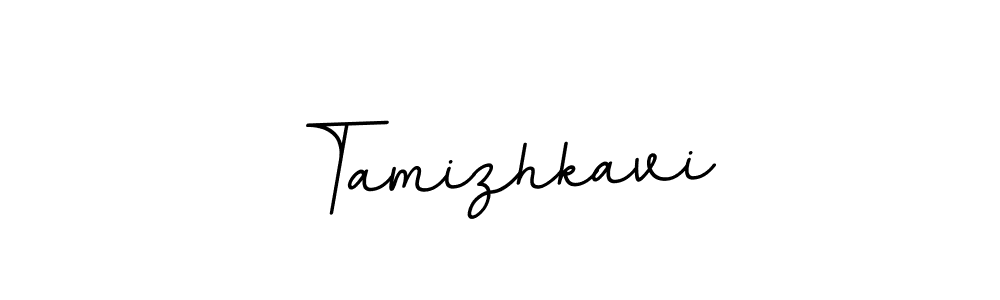 You should practise on your own different ways (BallpointsItalic-DORy9) to write your name (Tamizhkavi) in signature. don't let someone else do it for you. Tamizhkavi signature style 11 images and pictures png