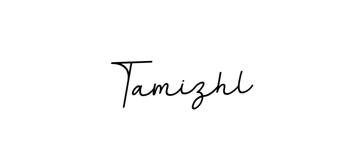 Use a signature maker to create a handwritten signature online. With this signature software, you can design (BallpointsItalic-DORy9) your own signature for name Tamizhl. Tamizhl signature style 11 images and pictures png