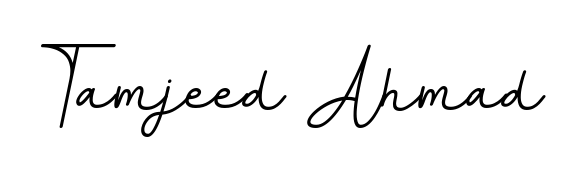 Enhance your business communications with Tamjeed Ahmad signature in BallpointsItalic-DORy9 lettering. Clean, modern, and universally compatible. Tamjeed Ahmad signature style 11 images and pictures png