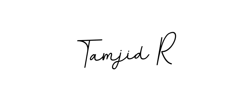 Similarly BallpointsItalic-DORy9 is the best handwritten signature design. Signature creator online .You can use it as an online autograph creator for name Tamjid R. Tamjid R signature style 11 images and pictures png