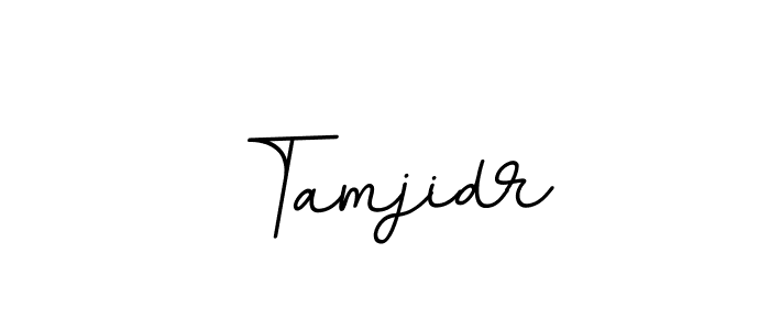 Make a beautiful signature design for name Tamjidr. With this signature (BallpointsItalic-DORy9) style, you can create a handwritten signature for free. Tamjidr signature style 11 images and pictures png