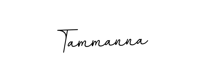 Use a signature maker to create a handwritten signature online. With this signature software, you can design (BallpointsItalic-DORy9) your own signature for name Tammanna. Tammanna signature style 11 images and pictures png