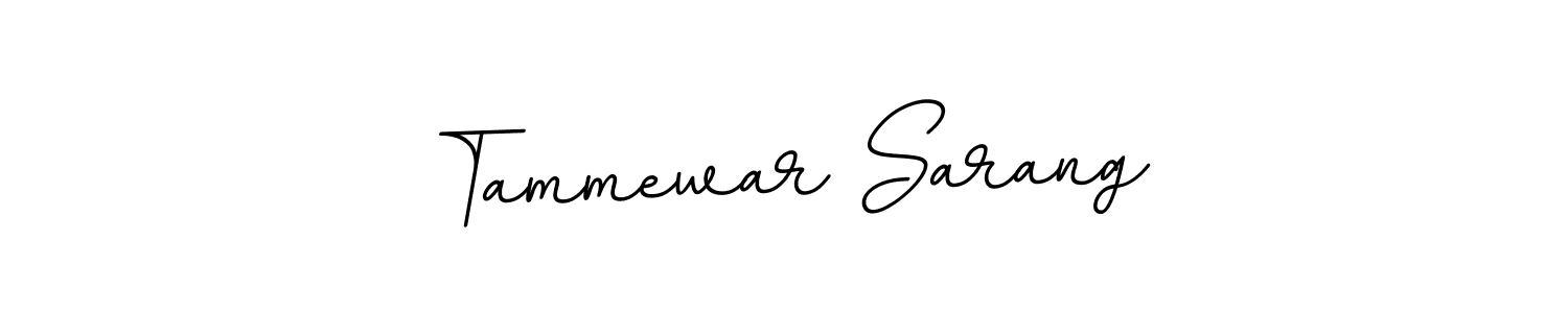 How to make Tammewar Sarang name signature. Use BallpointsItalic-DORy9 style for creating short signs online. This is the latest handwritten sign. Tammewar Sarang signature style 11 images and pictures png